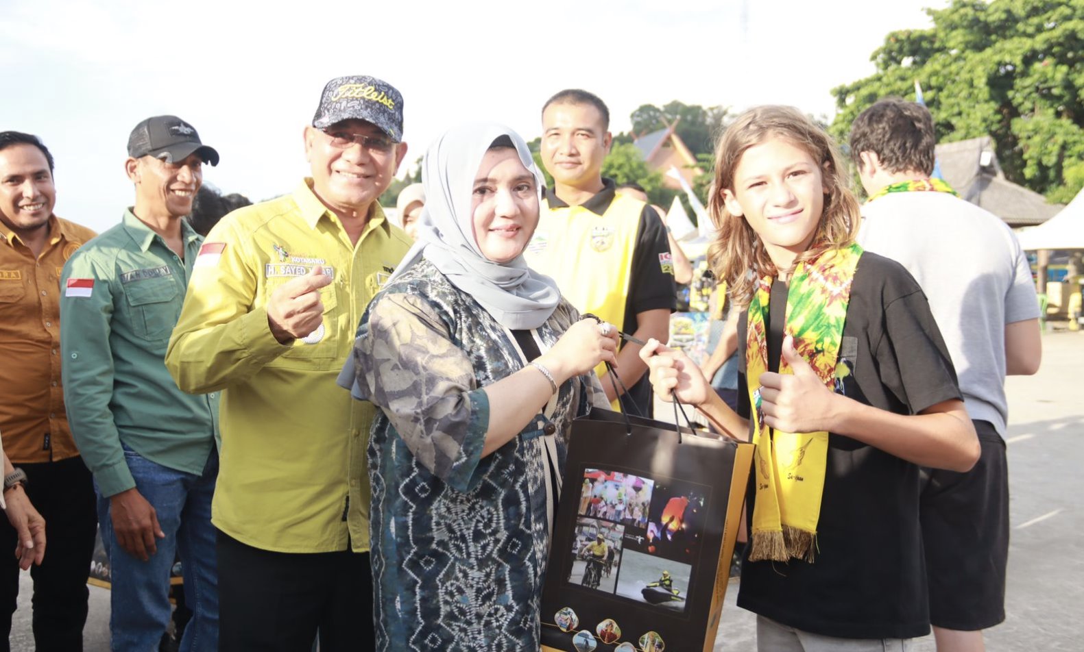 Semarak Opening Ceremony Hayau Barait 7 Dihadiri Rider Internasional
