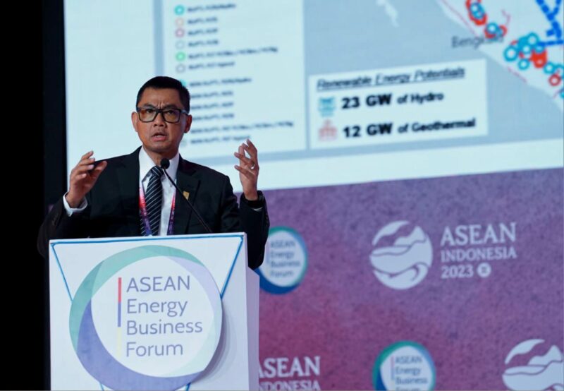 Direktur Utama PLN, Darmawan Prasodjo menyampaikan mimpi besar interkoneksi ASEAN Power Grid adalah bagaimana proyek ini dapat membawa kesejahteraan bagi negara-negara Asia Tenggara. (Foto : Istimewa)