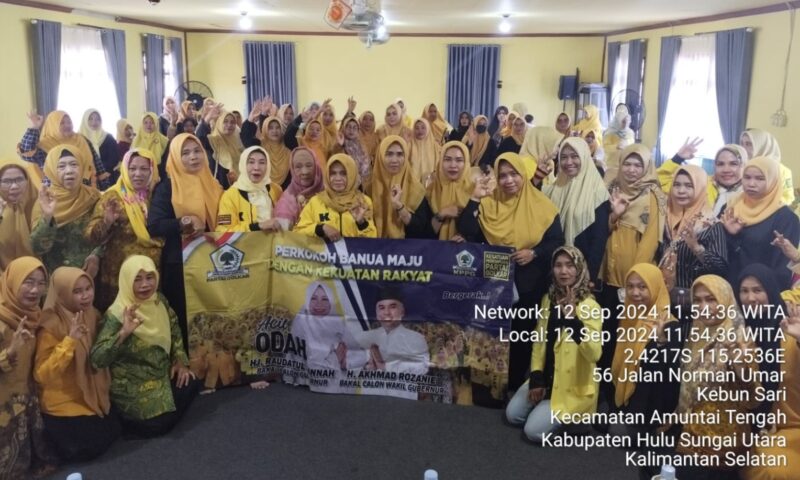 KPPG Kalsel melakukan konsolidasi organisasi bidang perempuan di tiga kabupaten, yakni Kabupaten Balangan, Tabalong, dan Hulu Sungai Utara. (Foto : Istimewa)