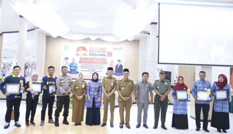 Gelaran Harganas “Keluarga Berkualitas Menuju Indonesia Emas”. (Foto : Istimewa)