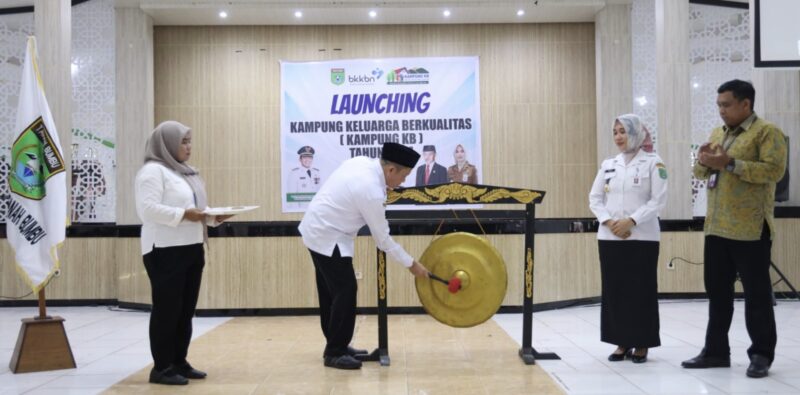 Dinas Keluarga Berencana Pemberdayaan Perempuan dan Perlindungan Anak (DKBP3A) launching Kampung Keluarga Berkualitas. (Foto : Istimewa)