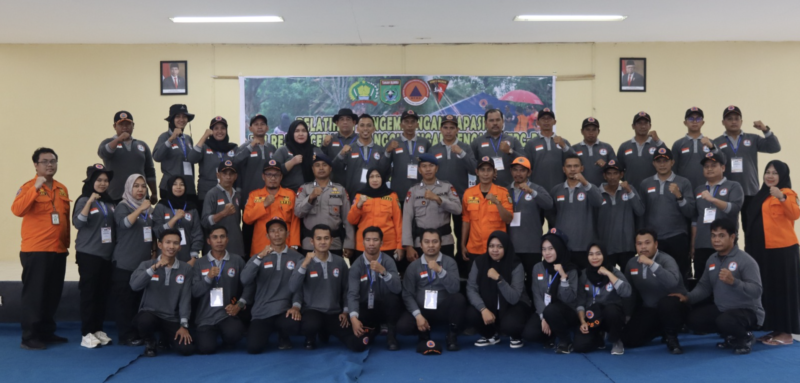 BPBD Kabupaten Tanah Bumbu (Tanbu) laksanakan kegiatan pengembangan kapasitas Tim Reaksi Cepat Penanggulangan Bencana (TRC-PB). (Foto : Istimewa)