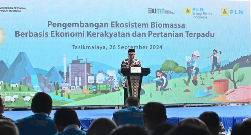 Penjabat Sementara (Pjs) Bupati Tasikmalaya, Yedi Rahmat optimistis program pengembangan ekosistem biomassa berbasis ekonomi kerakyatan dan pertanian terpadu akan mendukung kemajuan wilayahnya, khususnya dalam bidang pertanian yang menjadi tumpuan ekonomi masyarakat. (Foto : Istimewa)