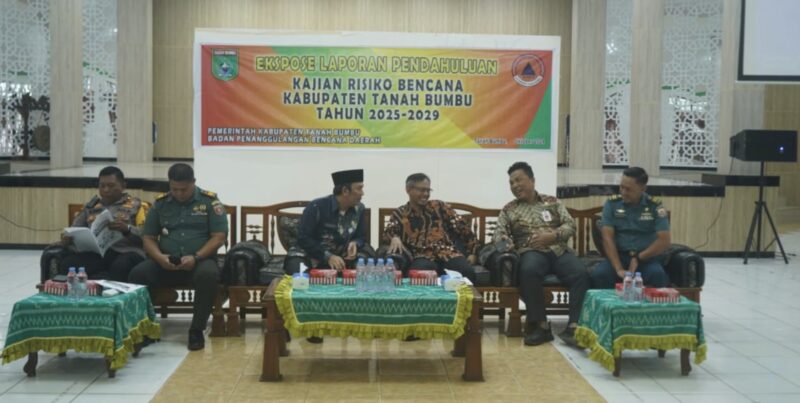 BPBD Kabupaten Tanah Bumbu ekspose laporan pendahuluan kajian risiko bencana. (Foto : Istimewa)