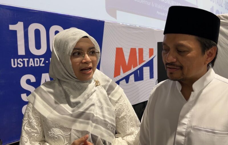 Drg. Ellyana Trisya Hasnuryadi. Menyampaikan apresiasinya terkait dukungan dan doa dari seribu ustadz dan ustadzah mendukung Muhidin-Hasnur di Pillada 2024.