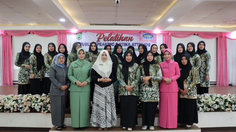 Gatriwara Kabupaten Balangan menggelar pelatihan Public Speaking dan Etika Attitude. (Foto : Istimewa)