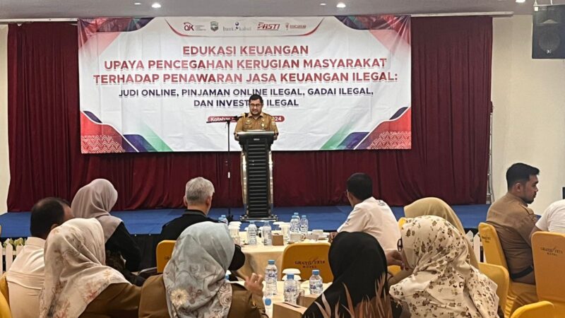 edukasi keuangan upaya pencegahan kerugian masyarakat terhadap penawaran jasa keuangan ilegal terkait judi online. (Foto : Istimewa)