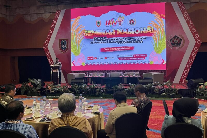Rangkaian HPN 2025 dengan seminar Pers Mendorong Terwujudnya Ketahanan Pangan Nusantara. (Foto : Istimewa/tim)