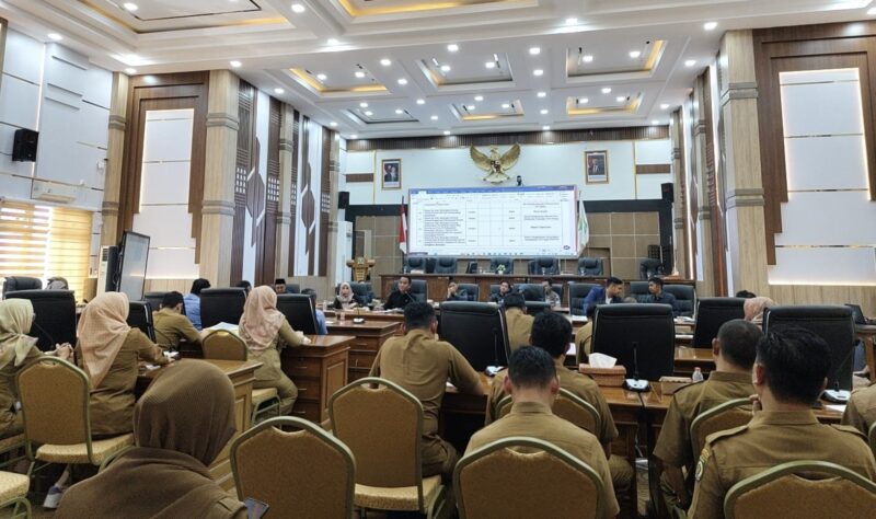 rapat kerja Badan Pembentukan Peraturan Daerah (Bapemperda) DPRD Balangan. (Foto : Istimewa)