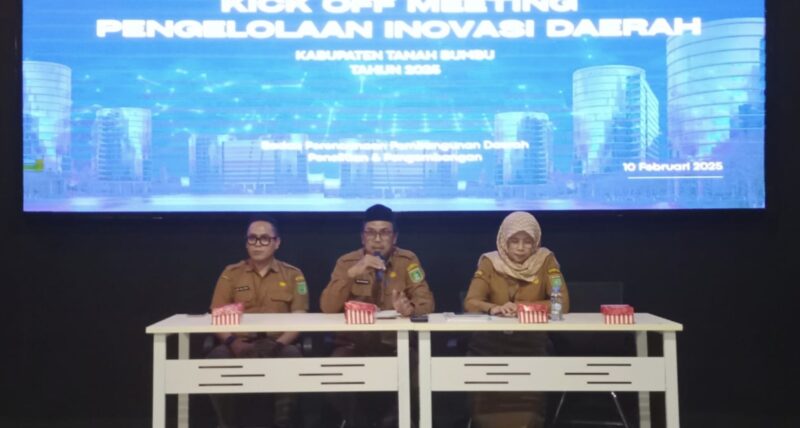 Meeting Pengelolaan Inovasi Daerah Kabupaten Tanah Bumbu 2025. (Foto : Istimewa)