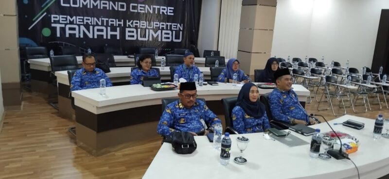 Laporan Keuangan Pemerintah Daerah (LKPD) Tahun 2024 se-Kalimantan Selatan berlangsung di Digital Live Room, Kantor Bupati Tanah Bumbu. (Foto : Istimewa)
