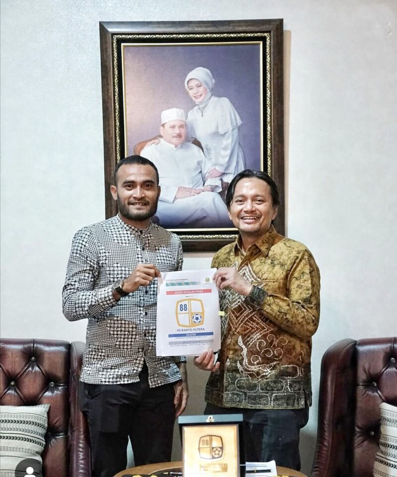 Owner Barito Putera dan Rizky Pora. (Foto : Istimewa)