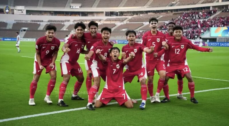 Timnas Indonesia memastikan lolos piala duni usai mengalahkan Yaman 4-1 pada duel kedua Grup C Piala Asia U-17 2025 di Prince Abdullah Al-Faisal Stadium, Senin (7/4) malam WIB. (Foto : Istimewa)