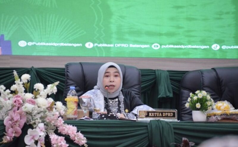 Ketua DPRD Kabuaten Balangan, Hj Linda Wati. (Foto : Istimewa)