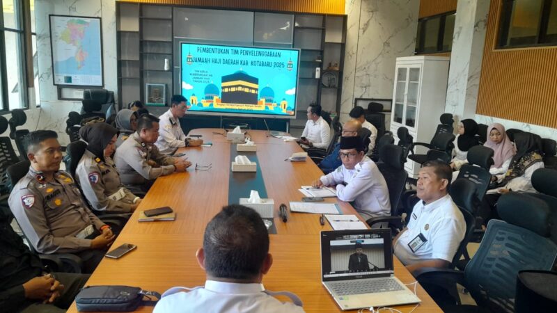 Rapat persiapan keberangkatan calon jemaah haji (CHJ) tahun 2025. (Foto : Istimewa)