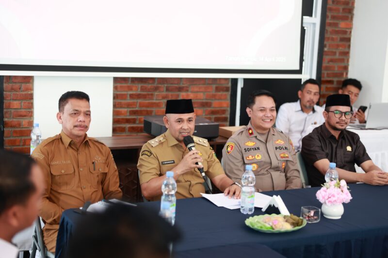 Wakil Bupati, H. Bahsanudin Sinergi Pemerintah Daerah dan Kominda merupakan kunci menghadapi tantangan yang kompleks. (Foto : Istimewa)