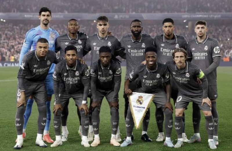 Skuad utama Real Madrid yang akan berjuang mnelawan Arsenal agar lolos di fase Liga Champion. (Foto : Istimewa)