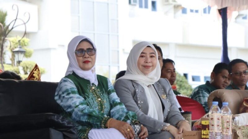 Peringatan Hari Pendidikan Nasional (Hardiknas) tahun 2025 yang berlangsung di halaman Kantor Bupati Balangan. (Foto : Istimewa)