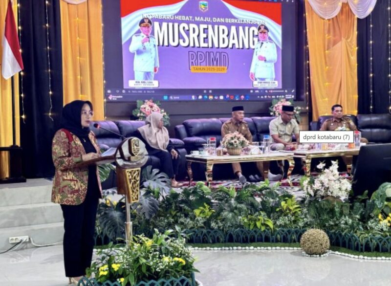 Ketua DPRD Kotabaru Suwanti menghadiri Musrenbang Kabupaten Kotabaru tahun 2025. (Foto : Istimewa)