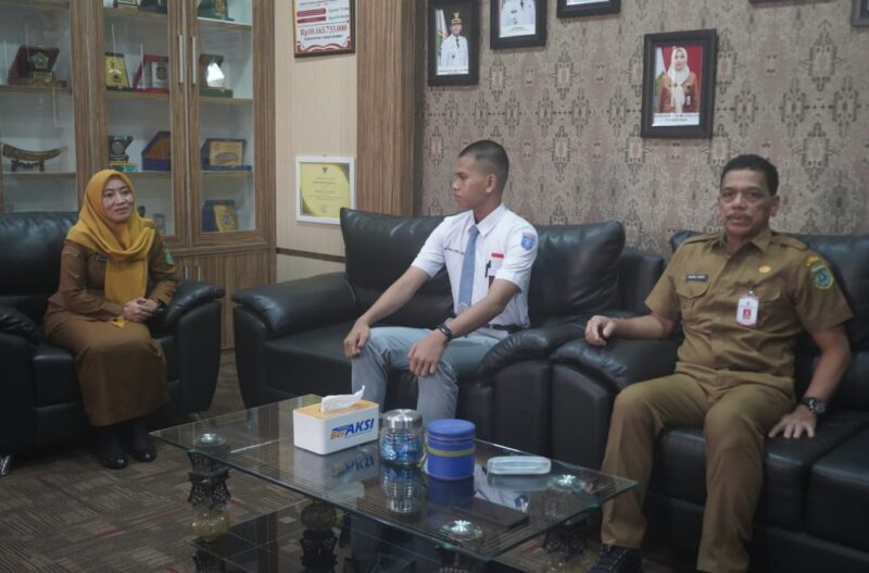 M. Naufal Farrel Aqil mewakili Provinsi Kalimantan Selatan pada seleksi Pasukan Pengibar Bendera (Paskibra) tingkat Nasional tahun 2025. (Foto : Istimewa)