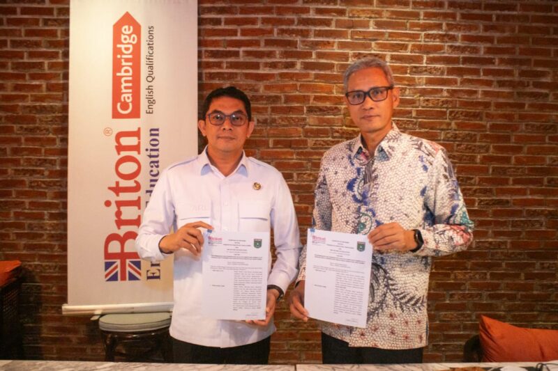 Pemerintah Kabupaten Tanah Bumbu menjalin kerjasama dengan Briton English Education, Cambridge University, United Kingdom.(Foto : Istimewa)