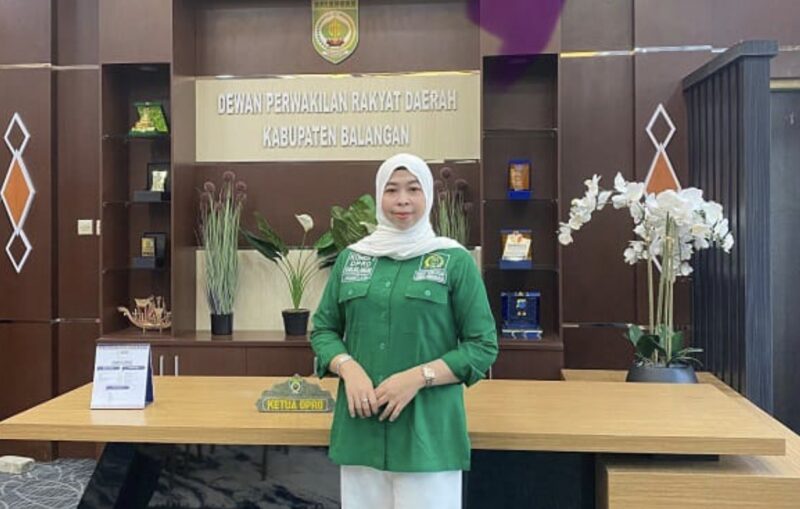 Ketua DPRD Kabupaten Balangan, Hj. Linda Wati. (Foto : Istimewa)