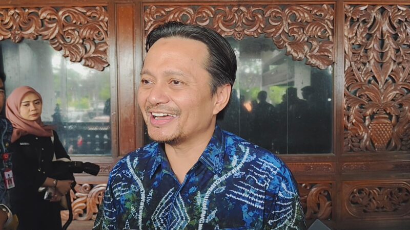 Hasnuryadi Sulaiman menyatakan kesiapannya untuk maju di Musyawarah Daerah (Musda) DPD Partai Golkar Kalsel. (Foto : wasaka.id)