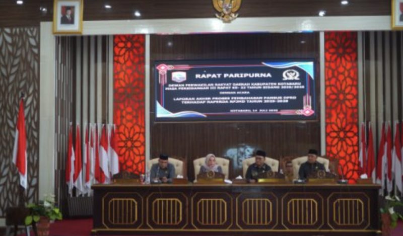 Rapat Masa Persidangan III Rapat ke-22 dan ke-23 Tahun Sidang 2025/2026 ini membahas serta mengesahkan sejumlah regulasi strategis. (Foto : Istimewa)