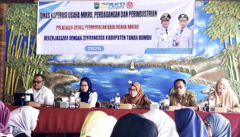 Dinas Koperasi Usaha Mikro, Perdagangan dan Perindustrian (Diskumdagri) menggelar pelatihan akses permodalan bagi usaha mikro. (Foto : Istimewa)