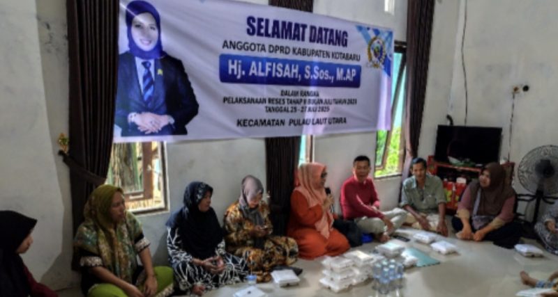 Hajjah Alfisah mengadakan Reses Tahap II Tahun 2025 di daerah pemilihan (Dapil) 1 Kotabaru. (Foto : Istimewa)