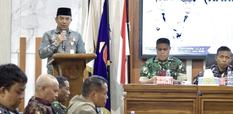 Pemerintah Kabupaten Tanah Bumbu menggelar Rapat Koordinasi Kesiapsiagaan menghadapi Bencana Kebakaran Hutan dan Lahan (Karhutla). (Foto : Istimewa)