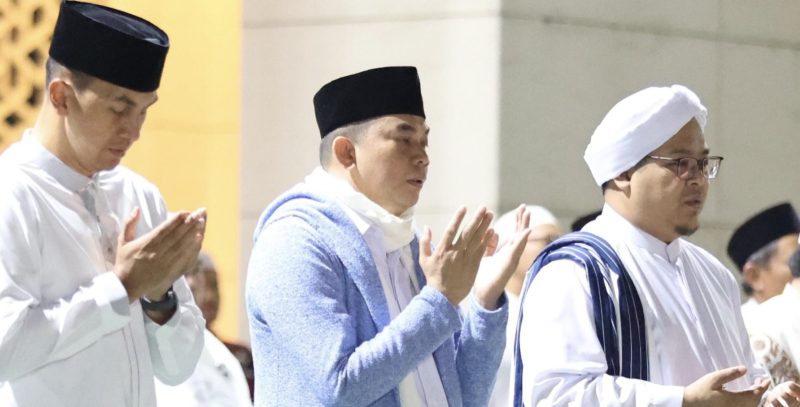 Peringatan Maulid Nabi Muhammad SAW di Masjid Agung Al-Falah, Kecamatan Simpang Empat. (Foto: Istimewa)