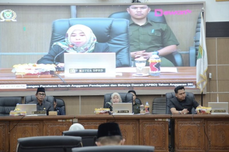 Paripurna Rancangan Peraturan Daerah (Raperda) tentang Anggaran Pendapatan dan Belanja Daerah (APBD) Tahun Anggaran 2026. (Foto: Istimewa)
