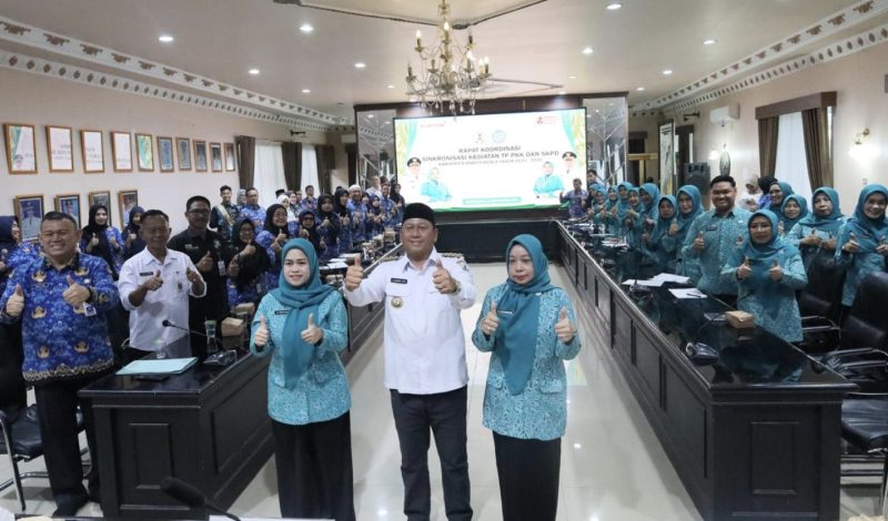 Rapat Koordinasi (Rakor) Sinkronisasi Kegiatan TP PKK dan SKPD Kabupaten Barito Kuala Tahun 2025–2026. (Foto: Istimewa)