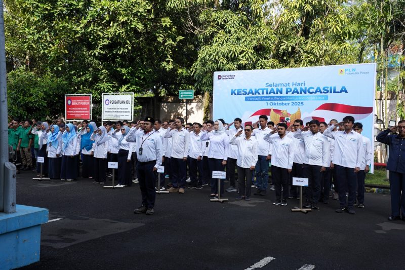 PLN Indonesia Power UBP Barito melaksanakan Upacara Hari Kesaktian Pancasila. (Foto: Istimewa)