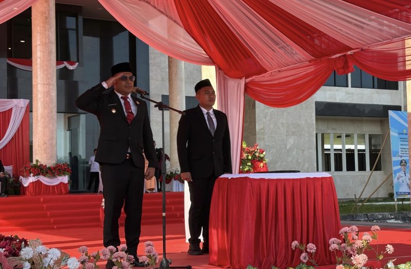 Pemkab Kotabaru melaksanakan upacara peringatan Hari Kesaktian Pancasila pada Rabu (1/10) pukul 08.00 Wita di Halaman Kantor Bupati Kotabaru, Sebelimbingan. (Foto: Istimewa)