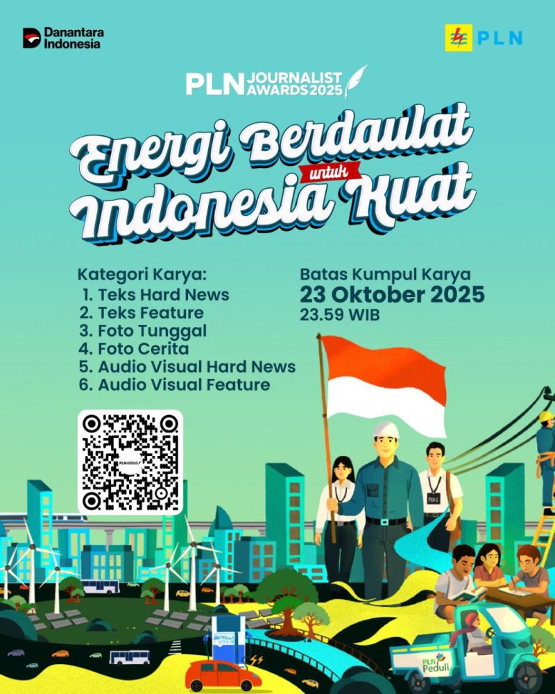 PT PLN (Persero) kembali mengajak para insan jurnalis untuk berpartisipasi dalam ajang PLN Journalist Awards (PJA) 2025. Mengusung tema