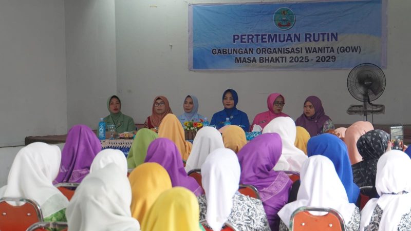 Gabungan Organisasi Wanita (GOW) Kabupaten Kotabaru menggelar pertemuan rutin bulanan dengan tema “Perempuan Sehat, Keluarga Kuat, dan Generasi Berprestasi Menuju Indonesia Emas 2045”. (Foto: Istimewa)