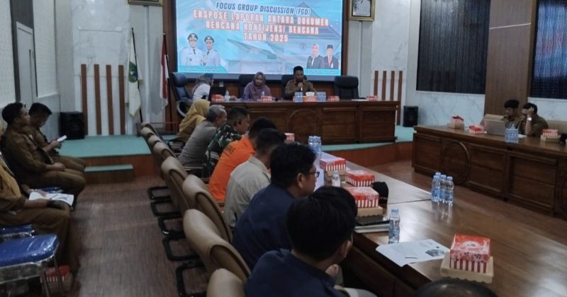 Focus Group Discussion (FGD) Ekspose Laporan Antara Dokumen Rencana Kontijensi Bencana Tahun 2025. (Foto: Istimewa)