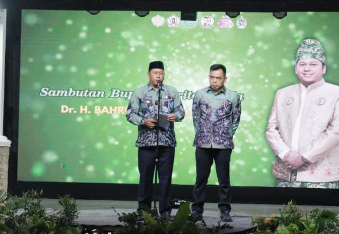 Bupati H. Bahrul Ilmi menyampaikan bahwa ajang pemilihan Atak Diang Barito Kuala bukan sekadar ajang kompetisi duta wisata, tetapi juga bentuk pembinaan konkret terhadap putra-putri terbaik daerah. (Foto: Istimewa)