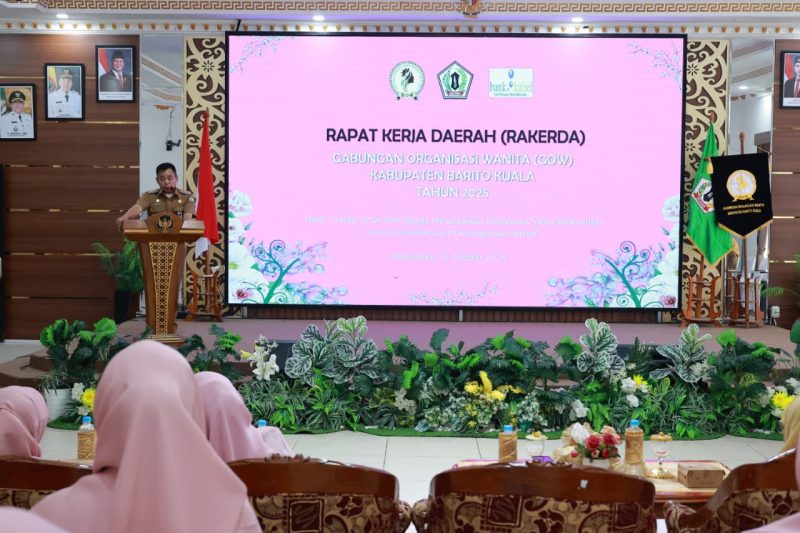 Wakil Bupati Barito Kuala, Herman Susilo, menegaskan pentingnya peran Gabungan Organisasi Wanita (GOW) dalam mendukung visi dan misi pembangunan daerah.(Foto: Istimewa)