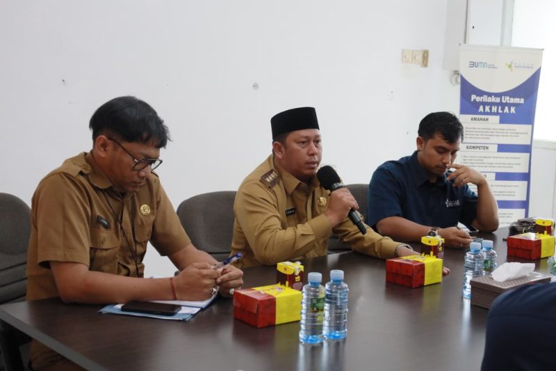 Bupati Barito Kuala H. Bahrul Ilmi menggelar audiensi bersama manajemen PT Pupuk Indonesia. (Foto: Istimewa)