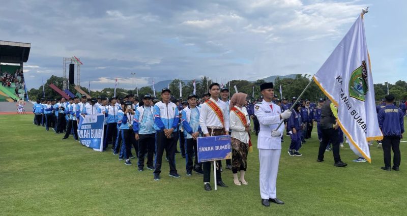 Kontingen Kabupaten Tanah Bumbu (Tanbu) yang membawa jargon “Tanah Bumbu Beraksi” sudah mengamankan puluhan medali. (Foto: Istimewa)