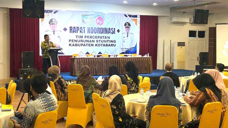 Rapat Koordinasi Tim Pencengahan dan Percepatan Penurunan Stunting, Sebagai Wujud Komitmen Upaya Penurunan Angka Prevalensi Stunting. (Foto: Istimewa)