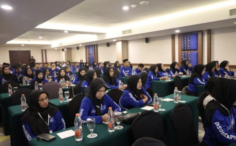 Dinas Kependudukan dan Pencatatan Sipil (Disdukcapil) melaksanakan Sosialisasi Pencatatan Sipil untuk Peningkatan Kapasitas Layanan Administrasi Kependudukan. (Foto: Istimewa)