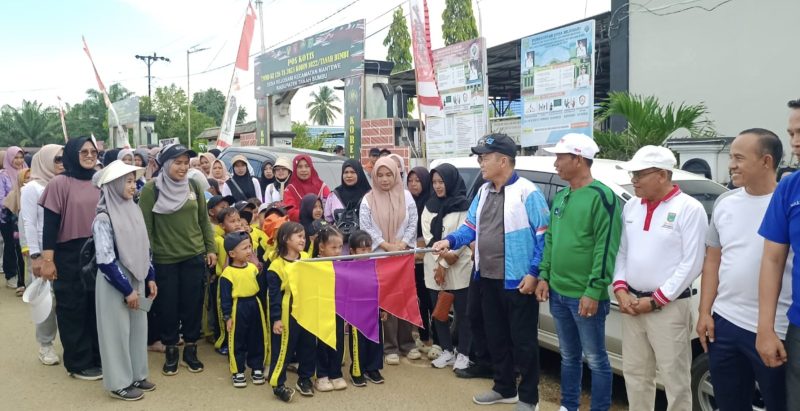 Aksi Sinergitas Merah Putih yang kali ini berlangsung meriah di Desa Rejosari, Kecamatan Mantewe, selama tiga hari penuh. (Foto: Istimewa)