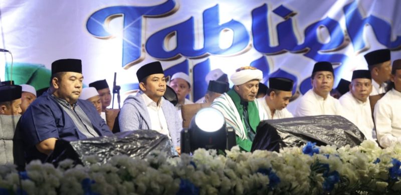 Tabligh Akbar yang berlangsung khidmat di Pondok Pesantren Al Istiqomah, Kecamatan Mantewe. (Foto: Istimewa)