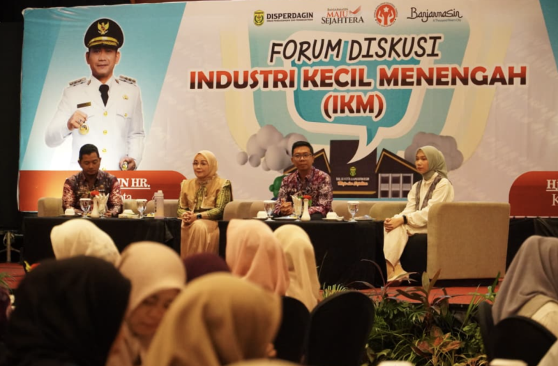 Forum Diskusi Industri Kecil dan Menengah (IKM) Bamara 2025 yang digelar di salah satu hotel di Banjarmasin. (Foto: Istimewa)
