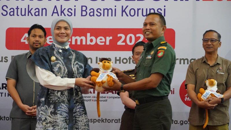 sosialisasi dan refleksi Hari Anti Korupsi Sedunia (Hakordia) 2025 di Hotel Rattan Inn Banjarmasin. (Foto: Istimewa)