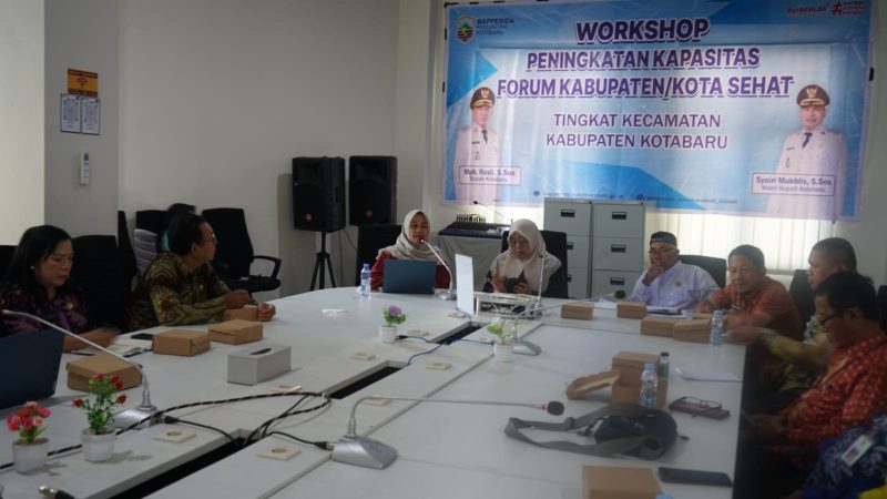 Workshop Penguatan Kapasitas Forum Kecamatan Sehat dan Kelompok Kerja (Pokja) Desa Sehat. (Foto: Istimewa)